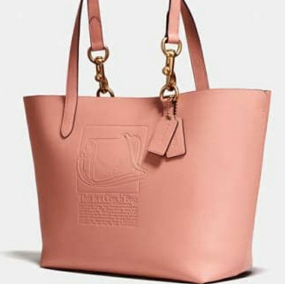 Coach and Rodarte Tote glovetanned Leather embosse